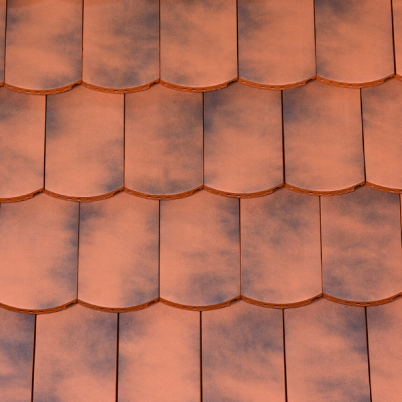 SwissporTON (Creaton) Róna szegmensvágású alapcserép - Antik engóbozott - Nuance