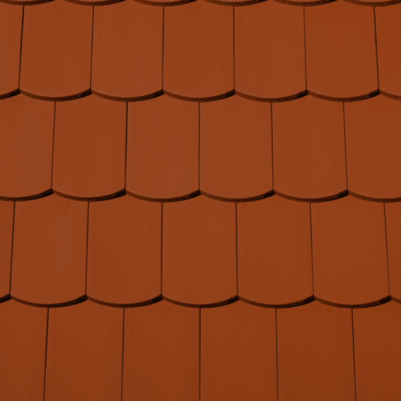 SwissporTON (Creaton) Róna szegmensvágású alapcserép - Rézvörös engóbozott - Nuance