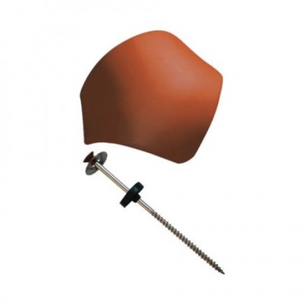 Tondach hármas gerincelosztó elem sajtolt sima gerinccserepekhez rögzítőcsavarral